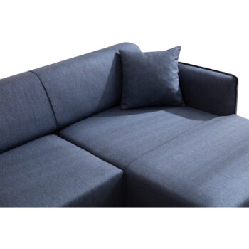 Modrá rohová pohovka  Belissimo, pravý roh – Balcab Home - Image 7