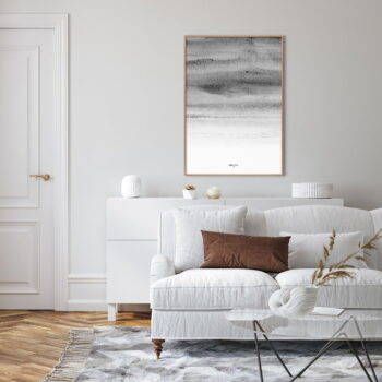 Obraz 50x70 cm Monochrome Sky – Malerifabrikken – Obrázok 2