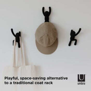 Nástenné plastové háčiky v súprave 3 ks Buddy - Umbra – Obrázok 2