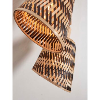 Hnedé stropné svietidlo s bambusovým tienidlom ø 15 cm Java – Good&Mojo – Obrázok 7