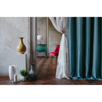 Tyrkysovomodrý záves 140x260 cm Avalon – Mendola Fabrics - Image 6