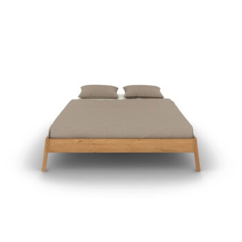 Dvojlôžková posteľ z dubového dreva v prírodnej farbe 160x200 cm Twig – The Beds – Obrázok 2