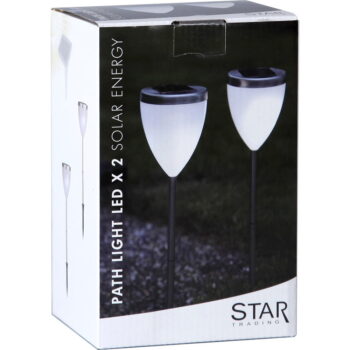 Súprava 2 záhradných LED svetiel Star Trading Garden, výška 34 cm - Image 3