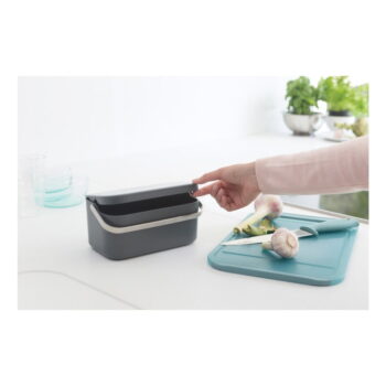 Tmavosivá nádoba na kompostovateľný odpad 1,8 l SinkSide – Brabantia – Obrázok 11