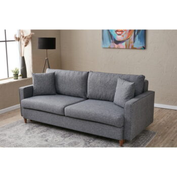 Tmavosivá rozkladacia pohovka 210 cm Eva – Balcab Home - Image 7