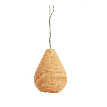 Závesné svietidlo v prírodnej farbe s dreveným tienidlom ø 31 cm Kabinda – Light & Living - Image 3