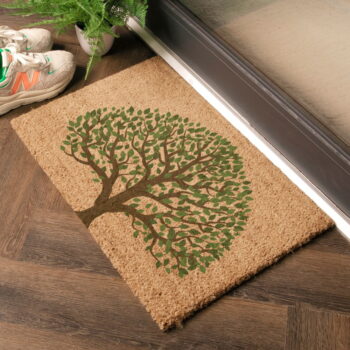 Rohožka z kokosového vlákna 60x90 cm Tree of Life – Artsy Doormats – Obrázok 4