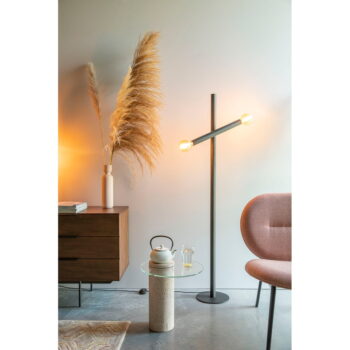 Čierna stojacia lampa (výška 160 cm) Hawk – Zuiver - Image 6