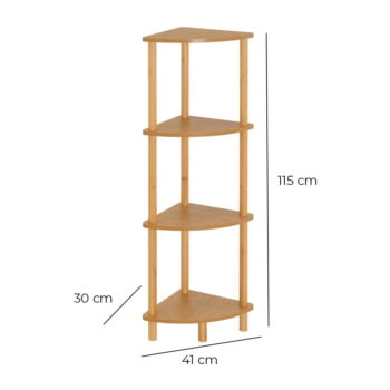 Regál v prírodnej farbe 30x115 cm – Casa Selección – Obrázok 5