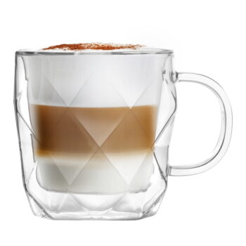 Súprava 2 dvojstenných hrnčekov Vialli Design Geo, 330 ml - Image 2