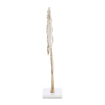 Kovová soška (výška 48 cm) Leaf – Light & Living - Image 6