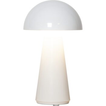 Biela LED stolová lampa so stmievačom (výška  28 cm) Mushroom – Star Trading – Obrázok 6