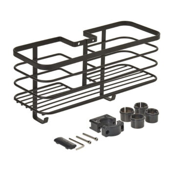 Čierna kúpeľňová polica Metaltex Origin - Image 4