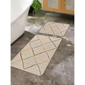 Béžové kúpeľňové predložky v súprave 2 ks 60x100 cm – Mila Home - Image 5