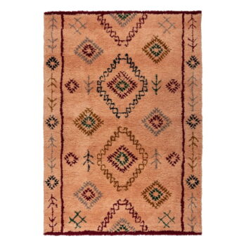 Ručne tkaný vlnený koberec v lososovej farbe 120x170 cm Moroccan Sahara – Flair Rugs – Obrázok 6