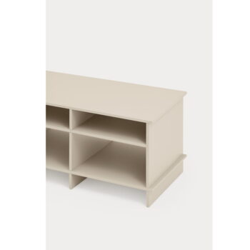 Krémovobiely TV stolík 180x50x40 cm Inari – Teulat - Image 3