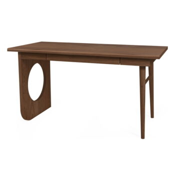 Hnedý písací stôl Woodman Bau - Image 4