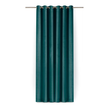 Zamatový dimout záves v petrolejovej farbe 530x250 cm Velto – Filumi – Obrázok 4