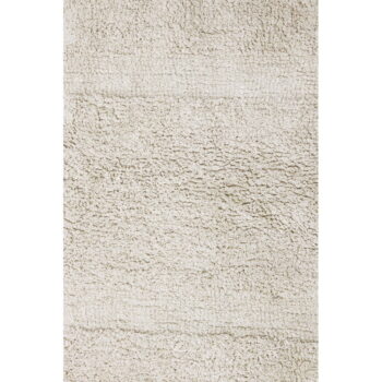 Krémový prateľný ručne tkaný bavlnený koberec 90x130 cm Bloom Natural – Lorena Canals - Image 3