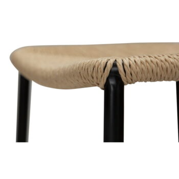 Béžová prírodná barová stolička DAN-FORM Denmark Stiletto, výška 68 cm - Image 6