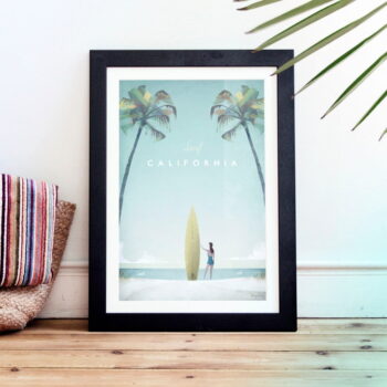 Plagát Travelposter California, 30 x 40 cm - Image 2