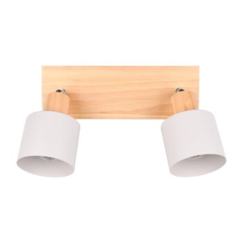 Bodové svietidlo v bielo-prírodnej farbe ø 9 cm Shanti – Trio - Image 3