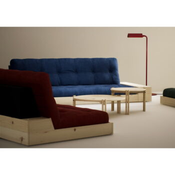 Okrúhly konferenčný stolík z borovicového dreva v prírodnej farbe ø 80 cm Sticks – Karup Design - Image 4