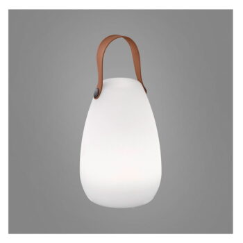 Bielo-hnedá LED stolová lampa (výška 20 cm) Ruby – Fischer & Honsel - Image 3