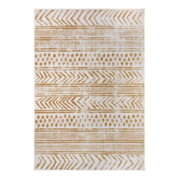 Okrovožlto-biely vonkajší koberec 160x230 cm Biri – NORTHRUGS