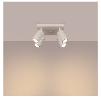 Krémové stropné svietidlo 25x25 cm Gleam – Nice Lamps - Image 2