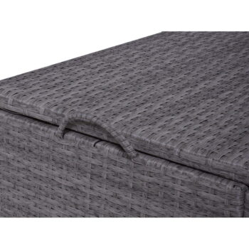 Sivý záhradný úložný box Patras – Garden Pleasure – Obrázok 3