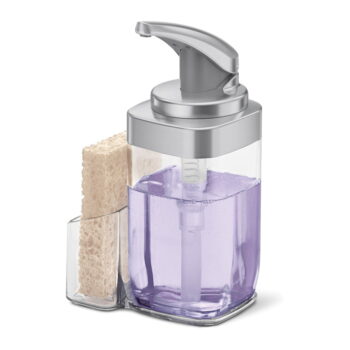 Kovový dávkovač mydla 650 ml - simplehuman – Obrázok 2