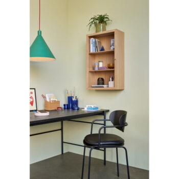 Závesná vitrína v dekore duba v prírodnej farbe 50x80 cm Panorama – Hübsch – Obrázok 3