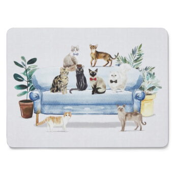 Súprava kuchynského textilu 13 ks Curious Cats – Cooksmart ® - Image 6