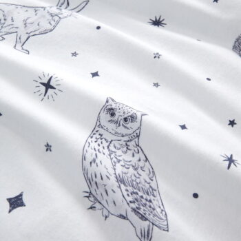 Flanelové detské obliečky do postieľky 120x150 cm Starlight Animals – Bianca - Image 5