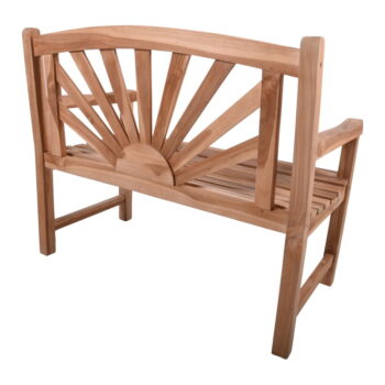 Drevená záhradná lavica v prírodnej farbe Marisa – Garden Pleasure – Obrázok 3