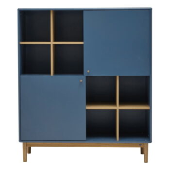 Tmavomodrá knižnica 118x138 cm Color Living – Tom Tailor