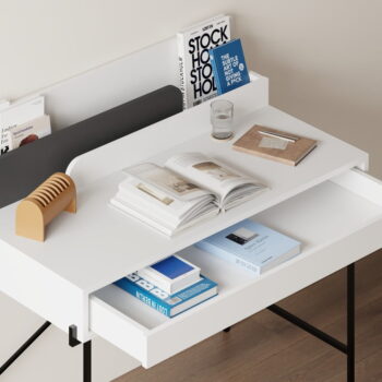 Pracovný stôl so sekretárom 60x113 cm Lila – Marckeric – Obrázok 6