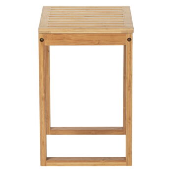 Bambusový odkladací stolík Wenko Bamboo - Image 4