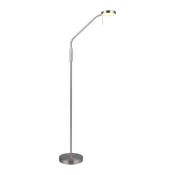 LED stojacia lampa v striebornej farbe (výška 160 cm) Moreno – Trio - Image 2