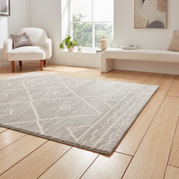 Svetlosivý koberec 200x290 cm Geneva – Think Rugs - Image 4