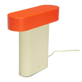 Oranžovo-béžová stolová lampa (výška 25 cm) Sleek – Hübsch – Obrázok 5