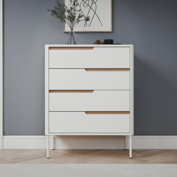 Biela komoda Tenzo Switch, 80 x 102 cm – Obrázok 2