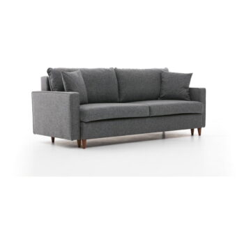 Tmavosivá rozkladacia pohovka 210 cm Eva – Balcab Home - Image 3