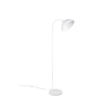 Biela stojacia lampa s kovovým tienidlom (výška 170 cm) Sierra – Trio - Image 4