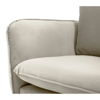 Béžová zamatová pohovka Cosmopolitan Design Florence,160 cm - Image 3