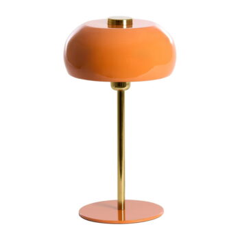 Oranžová stolová lampa s kovovým tienidlom (výška 40 cm) Surin – Light & Living – Obrázok 2