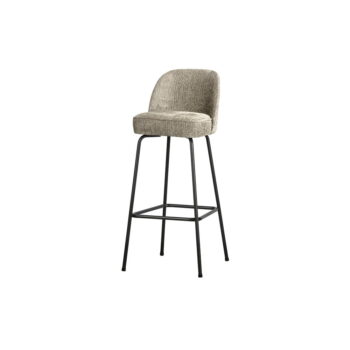 Krémová zamatová barová stolička 103 cm Vogue – BePureHome - Image 2