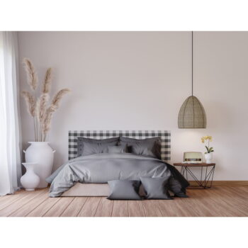 Čierne čalúnené čelo postele 145x52 cm Billie – Really Nice Things - Image 2