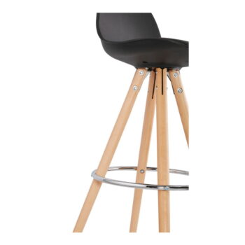 Čierna barová stolička Kokoon Anau, výška 64 cm - Image 11